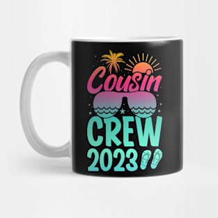 Cousin Crew Tie Dye Family Vacation Cruise Funny Cousin Mug